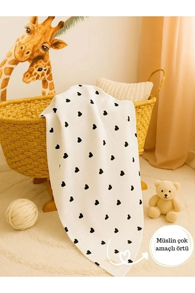 Muslın Desenlı Battanıye